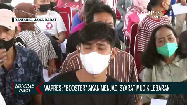 Jelang Mudik Lebaran 2022, Ma'ruf Amin Sebut Vaksinasi Booster Bakal Jadi Syarat Mudik Tahun Ini