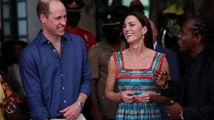 'We jammin' Kate and William given pop stars' welcome on visit to Bob Marley's hometown