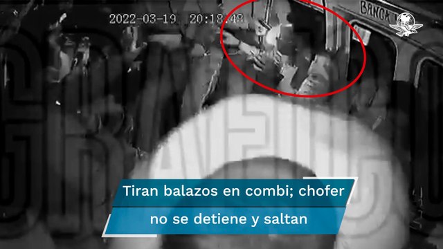 Asaltantes disparan y golpean a pasajeros de combi en Iztapalapa