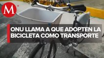 Uso de bicicletas como un medio de transporte público