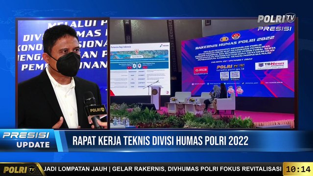 PRESISI Update Rakernis Divisi Humas Polri 2022 Pembekalan Pembuatan Narasi Berita