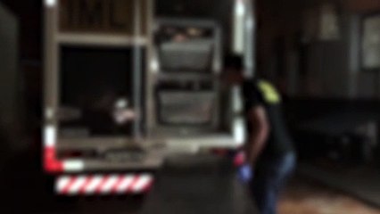 Corpo de Alfredo Alves Canoff de 56 anos chega ao Instituto Médico Legal de Cascavel