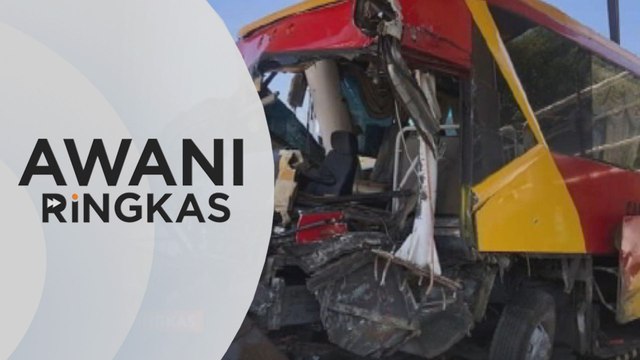 AWANI Ringkas: Bas bawa pesakit COVID-19 rempuh tol | COVID-19: 2,364 kes baharu, 10 kematian
