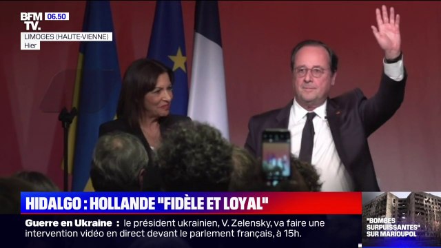 Présidentielle 2022: François Hollande fidèle et loyal à Anne Hidalgo