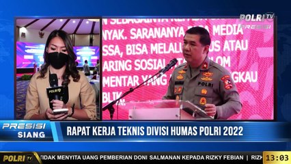 Live Report Natania  Terkait Rapat Kerja Teknis Divisi Humas Polri 2022