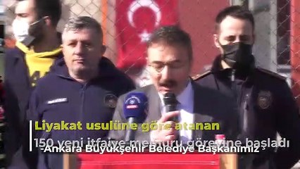 Mansur Yavaş: ''Liyakat esasına atanan 150 itfaiye memurunu kutluyorum''
