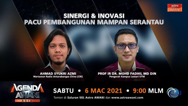 Agenda AWANI Asia: Sinergi & inovasi pacu pembangunan mampan serantau