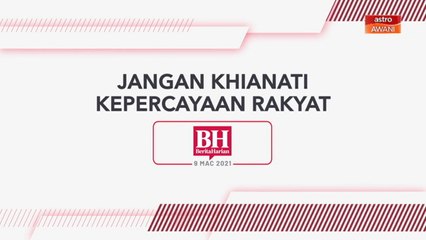 [INFOGRAFIK] Jangan khianati kepercayaan rakyat