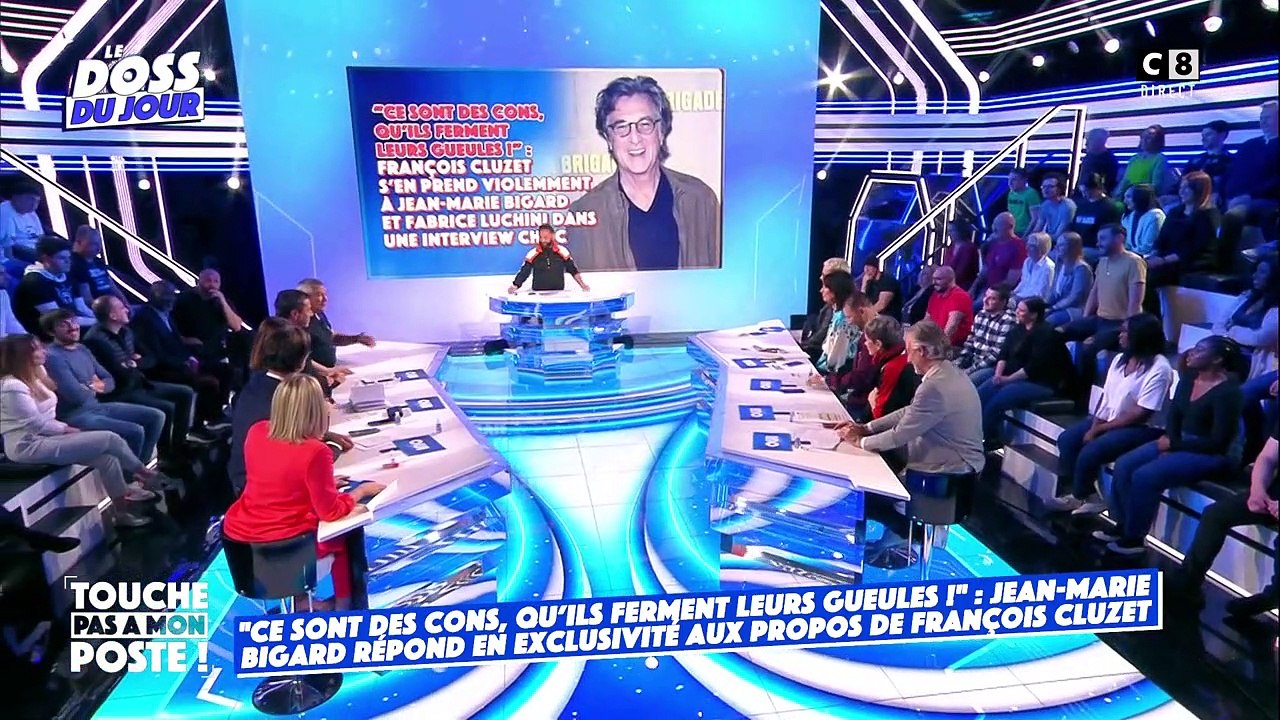 Jean-Marie Bigard dans "Touche pas à mon poste" hier soir sur C8