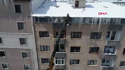 Erzurum'da 'buz kırma timi'ne ihbar yağıyor