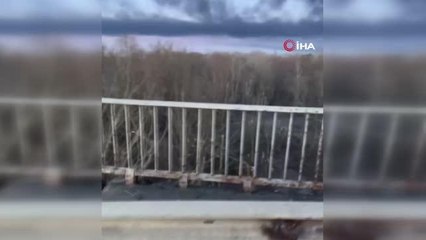 Ruslar Çernihiv'de köprüyü havaya uçurdu