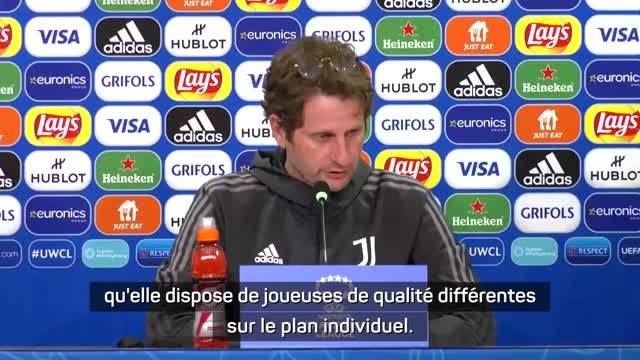 Quarts - Montemurro, coach de la Juventus : Lyon est favori