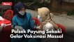 Polsek Payung Sekaki Gelar Vaksinasi Massal, Khusus Lansia Dapat Sembako !!