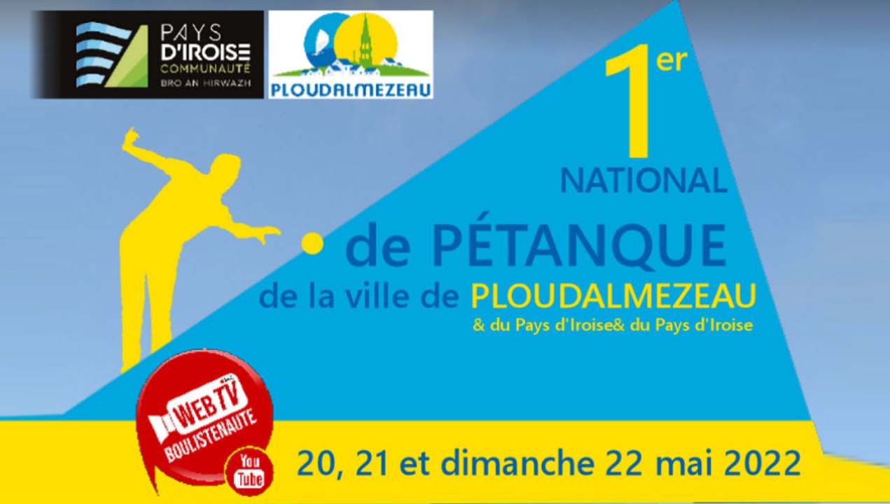 1er National à pétanque de PLOUDALMEZEAU avec Boulistenaute