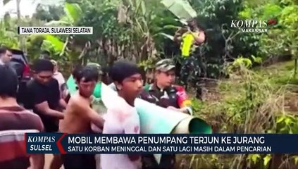 Mobil Terjun Ke Jurang, Satu Korban Meninggal Dan Satu Masih Pencarian