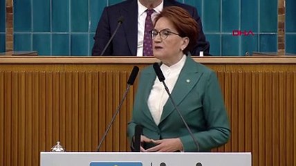 Akşener: ''Erdoğan nihayet gerçeği itiraf etti''
