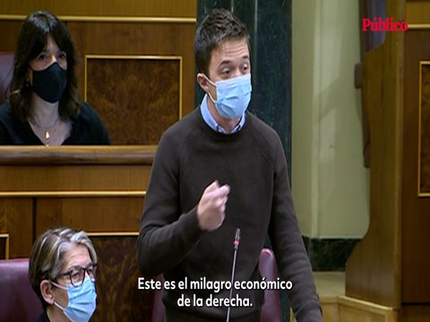 Errejón: Los españoles miran con preocupación cómo va a llegar la factura de la luz, mientras las eléctricas se están forrando