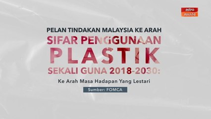 [INFOGRAFIK] Pelan Tindakan Malaysia ke Arah Sifar Penggunaan Sekali Guna 2018-2030