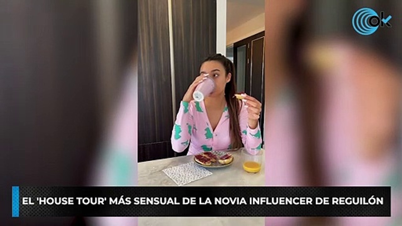 El 'house tour' más sensual de la novia influencer de Reguilón