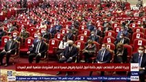 شاهد تأثر وزيرة التضامن في ختام كلمتها أمام الرئيس السيسي