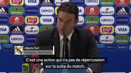 Quarts - Toril, coach du Real Madrid : "Il ne faut pas siffler ce pénalty"