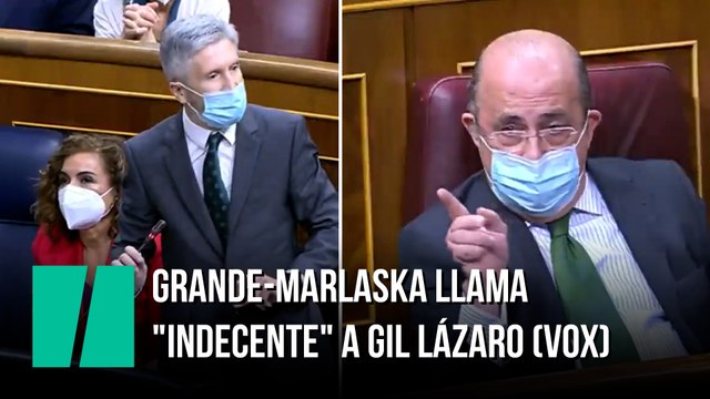 Grande-Marlaska llama indecente a Gil Lázaro