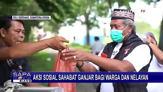 Sahabat Ganjar Bagi-bagi Sembako untuk Keluarga Nelayan dan Borong UMKM Warga di Deli Serdang!