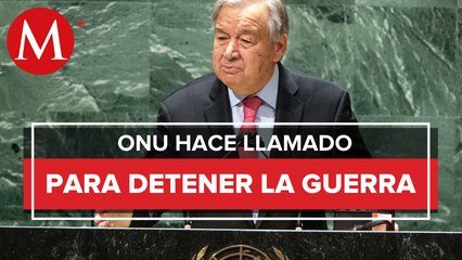 ONU advierte a Rusia que no ganará conflicto en Ucrania y debe parar la "guerra absurda"