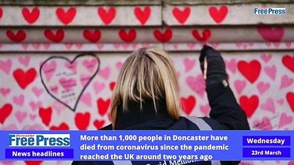 Doncaster daily bulletin, Wednesday March 23rd 2022