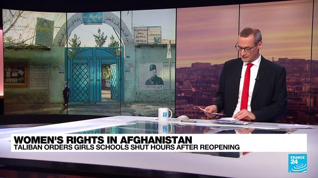 Taliban order Afghan girls' schools shut hours after reopening