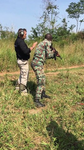 Private Military Training - Defense Services - CORPGUARD - Ivory Coast - Shooting range security