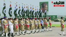 وزير الخارجية الشيخ د.أحمد ناصر المحمد يشارك في العرض العسكري الذي تم اليوم في جمهورية باكستان الإسلامية احتفالاً بـ