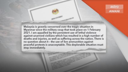 Keganasan | Malaysia suarakan kebimbangan keadaan tragik di Myanmar