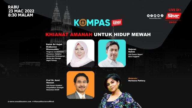 [LIVE] KOMPAS: Khianat Amanah Untuk Hidup Mewah
