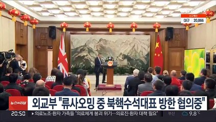 외교부 "류사오밍 중 북핵수석대표 방한 협의중"