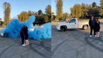 'Pregnant couple amps up their creativity with an exciting BURNOUT gender reveal'
