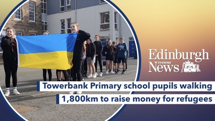 Towerbank pupils fundraising for refugees by collectively walking 1,800km