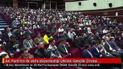 AK Parti'nin ilk defa düzenlediği ÜNİAK Gençlik Zirvesi tamamlandı