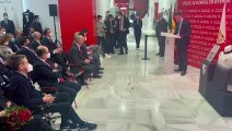 Andrés Palop, intervención en la entrega del Dorsal de Leyenda del Sevilla FC a Unzue