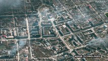 Ukraine : Images satellites des dégâts à Marioupol