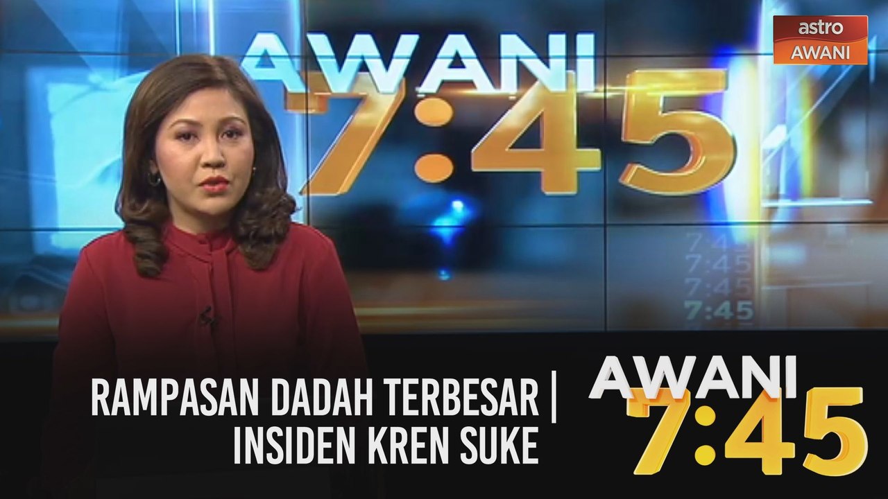 AWANI 7:45 [23/03/2021] - Rampasan dadah terbesar | Insiden kren SUKE