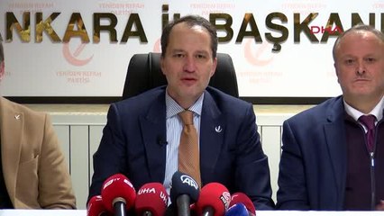 ANKARA-ERBAKAN: GELİN 'ANADOLU İTTİFAKI'NI GERÇEKLEŞTİRELİM