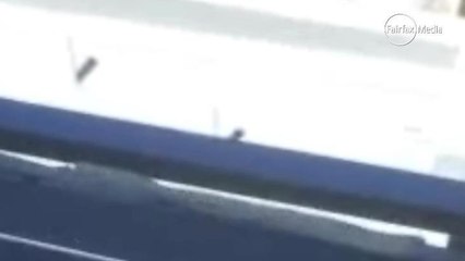 The dislodged angle on the ninth floor