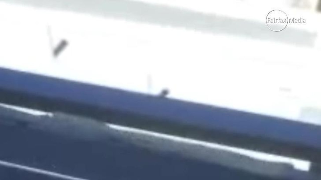 The dislodged angle on the ninth floor