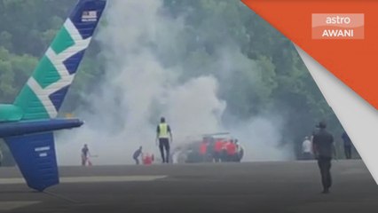 Helikopter terhempas di Subang, dua penumpang cedera