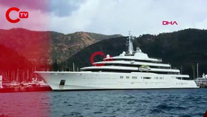 Abramoviç'in mega yatına yaklaşan teknelere sirenli uyarı