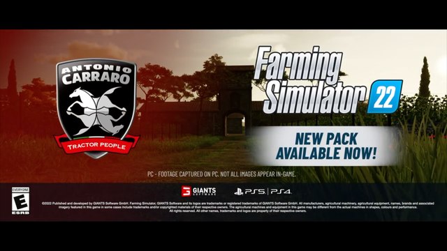 Farming Simulator 22 - Antonio Carraro Pack Launch Trailer PS