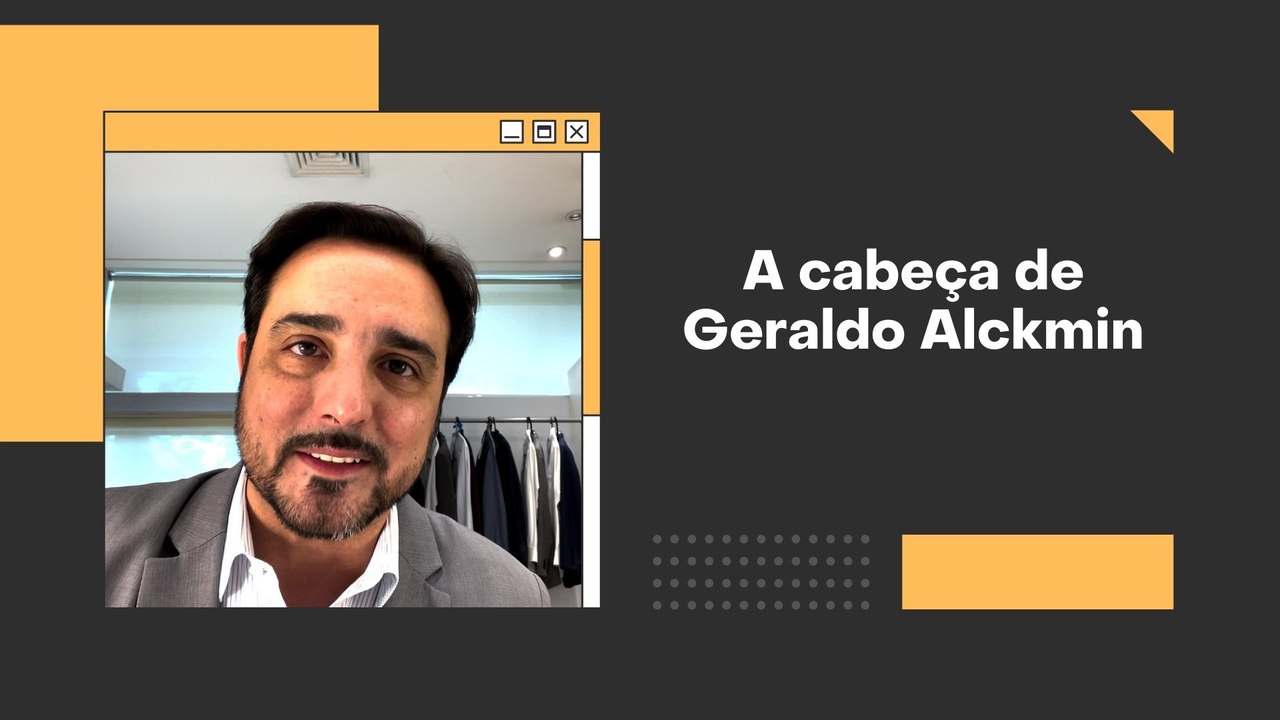 A cabeça de Geraldo Alckmin