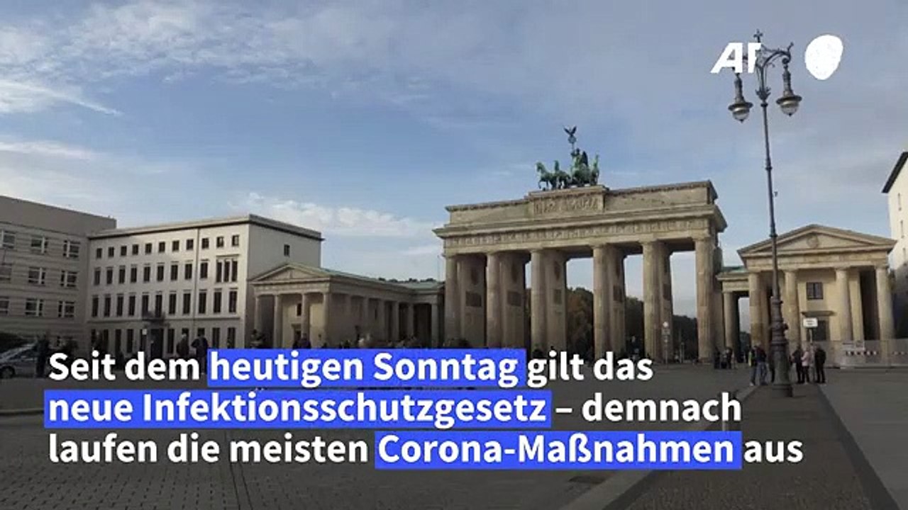 Neues Infektionsschutzgesetz gilt - viele Corona-Regeln fallen