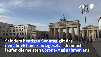 Neues Infektionsschutzgesetz gilt - viele Corona-Regeln fallen